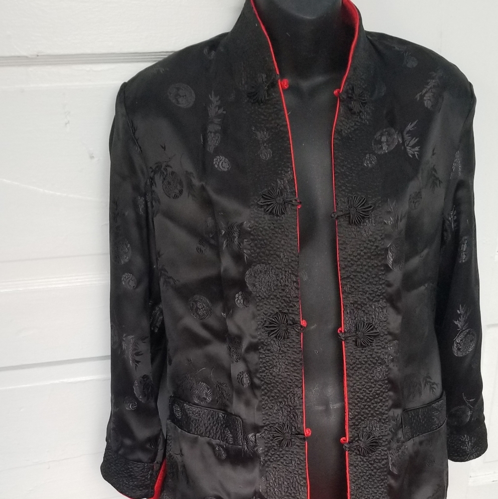 100 silk Chines jacket / slacks